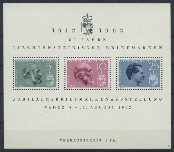 LIECHTENSTEIN_1962_Bl.6_postfrisch_Bild1