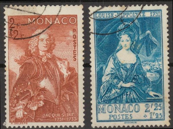 MONACO_1937_Nr_196_197_gestempelt_Bild1
