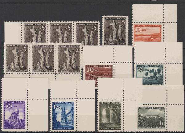 LAIBACH_1945_kleines_Lot_aus_Nr_45_52_postfrisch_Bild1