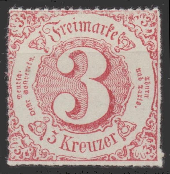 THURN+TAXIS_1865_Nr_42_postfrisch_Bild1