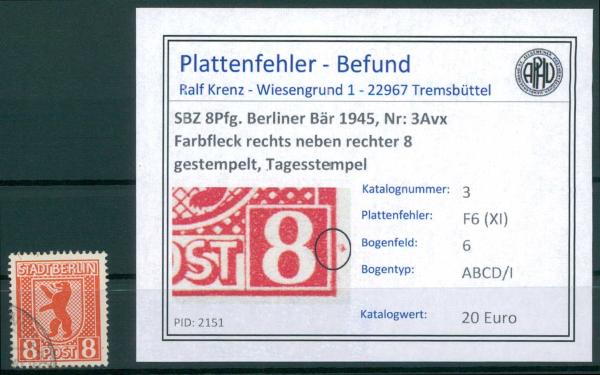 SBZ_1945_Nr_3Avx_F6_(XI)_gestempelt_Bild1