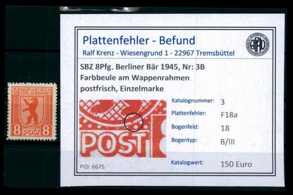 SBZ_1945_Nr_3B_F18a_postfrisch_Bild1