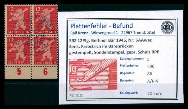 SBZ_1945_Nr_5AAwaz_F86_gestempelt_Bild1