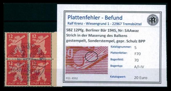 SBZ_1945_Nr_5AAwaz_F70_gestempelt_Bild1