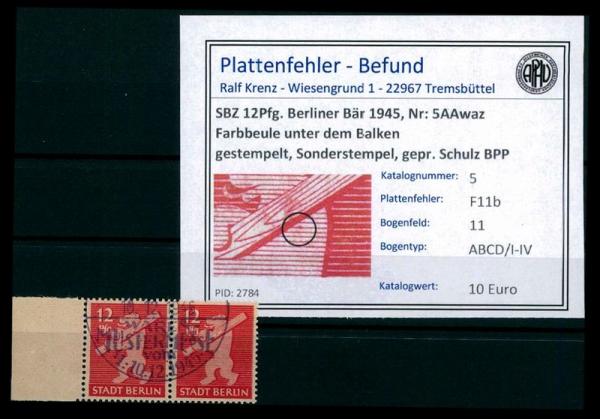 SBZ_1945_Nr_5AAwaz_F11b_gestempelt_Bild1