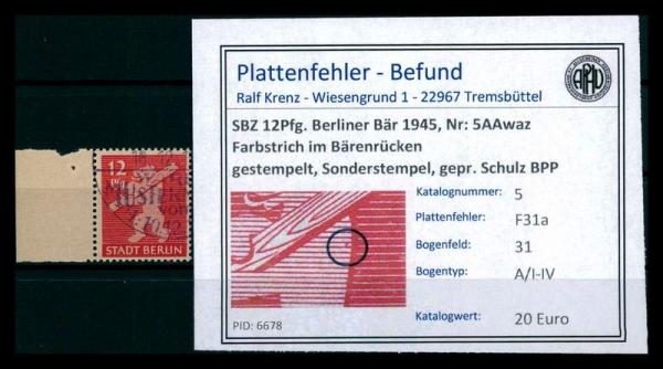 SBZ_1945_Nr_5AAwaz_F31a_gestempelt_Bild1