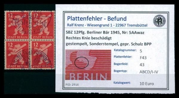 SBZ_1945_Nr_5AAwaz_F43_gestempelt_Bild1