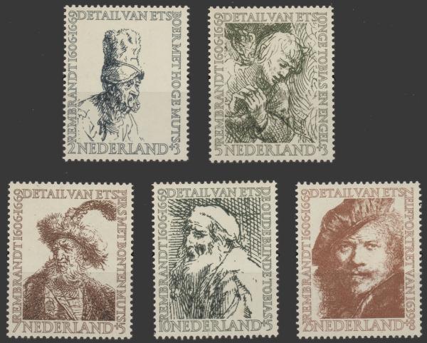 NIEDERLANDE_1956_Nr_672_676_postfrisch_Bild1