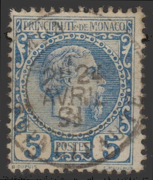 MONAKO_1885_Nr_3_gestempelt_Bild1