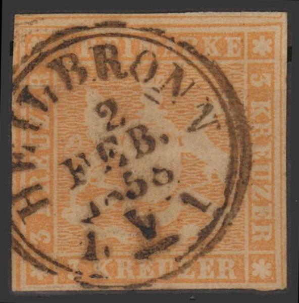 WUeeRTTEMBERG_1859_Nr_12_gestempelt_Bild1