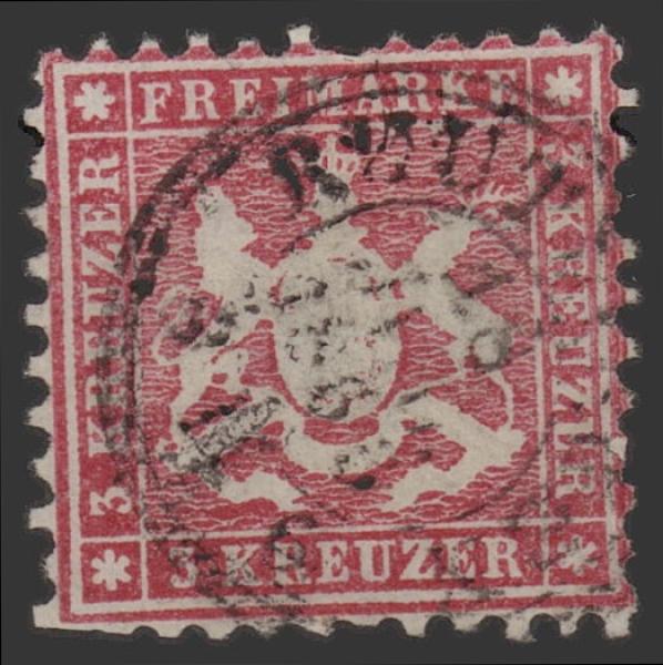 WUeeRTTEMBERG_1863_Nr_26d_gestempelt_Bild1