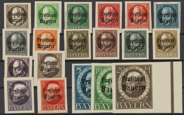 BAYERN_1919_Nr_152_170B_postfrisch_Bild1