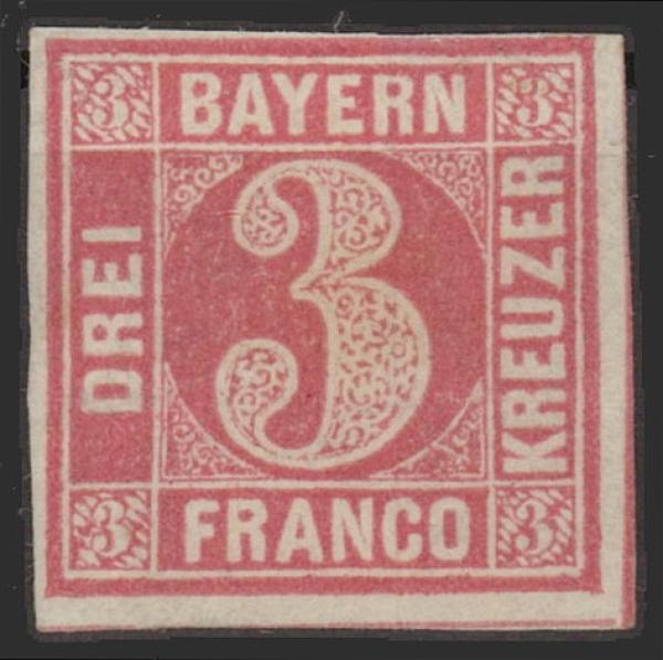 BAYERN_1862_Nr_9_ungebraucht_Bild1