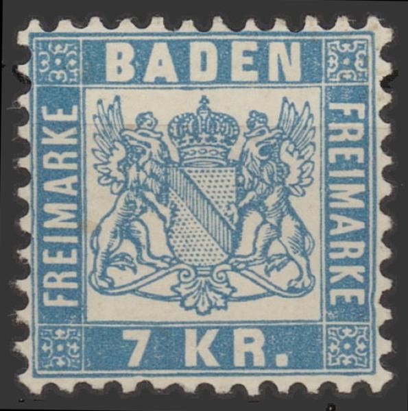 BADEN_1868_Nr_25_ungebraucht_Bild1