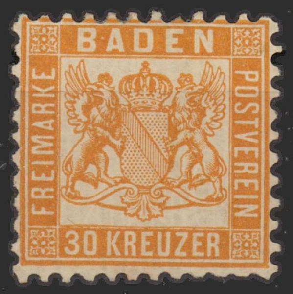 BADEN_1862_Nr_22_ungebraucht_Bild1