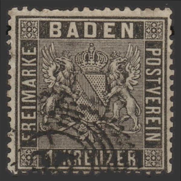 BADEN_1862_Nr_13_gestempelt_Bild1