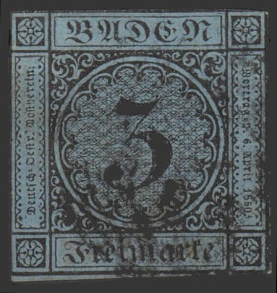 BADEN_1858_Nr_8_gestempelt_Bild1