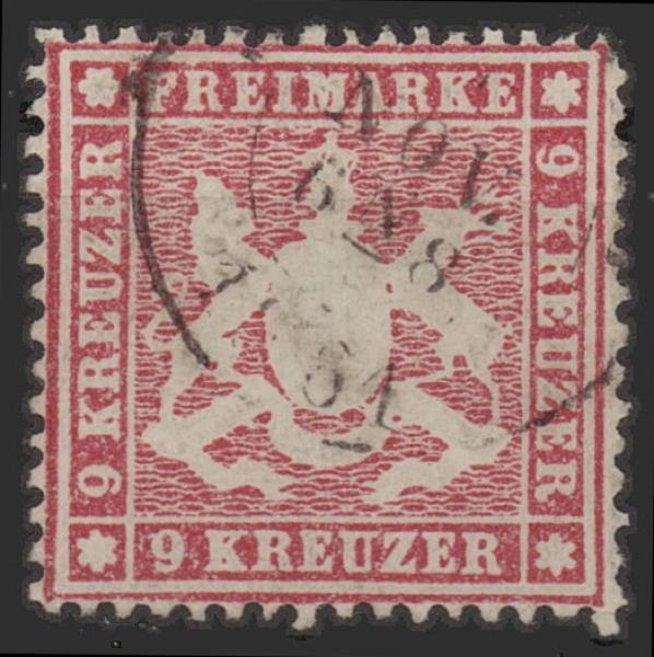 WUeeRTTEMBERG_1860_Nr_19y_gestempelt_Bild1