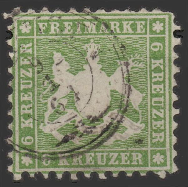 WUeeRTTEMBERG_1862_Nr_23_gestempelt_Bild1