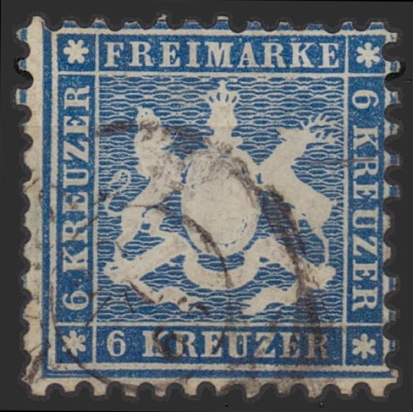 WUeeRTTEMBERG_1863_Nr_27_gestempelt_Bild1