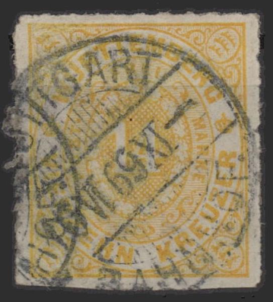 WUeeRTTEMBERG_1869_Nr_41_gestempelt_Bild1