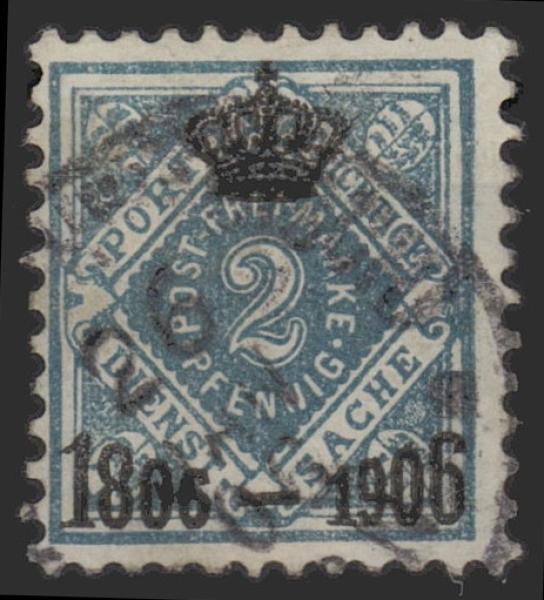 WUeeRTTEMBERG_1906_Nr_107_gestempelt_Bild1