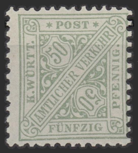 WUeeRTTEMBERG_1881_Nr_206_postfrisch_Bild1