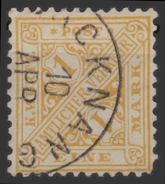 WUeeRTTEMBERG_1881_Nr_207_gestempelt_Bild1