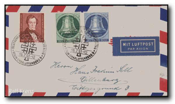 BERLIN_1951_Nr_74,76,78_Postkarte_Bild1