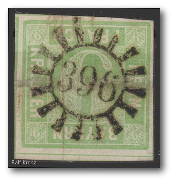 Bayern_1850_Nr_5_gestempelt_Bild1